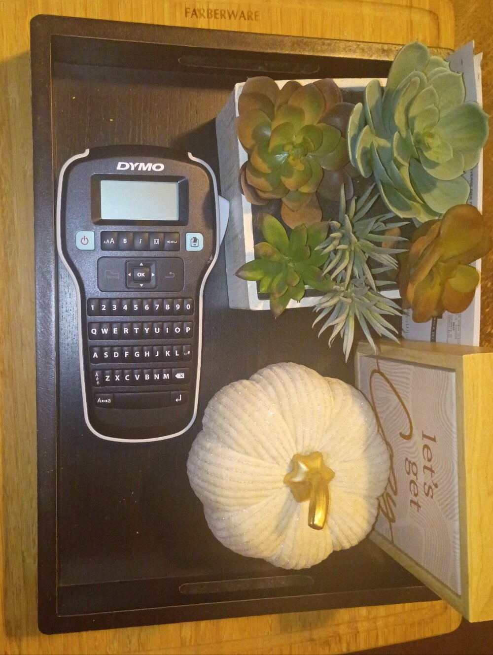 DYMO Black Handheld Label Maker - Portable Electronic Label Printer